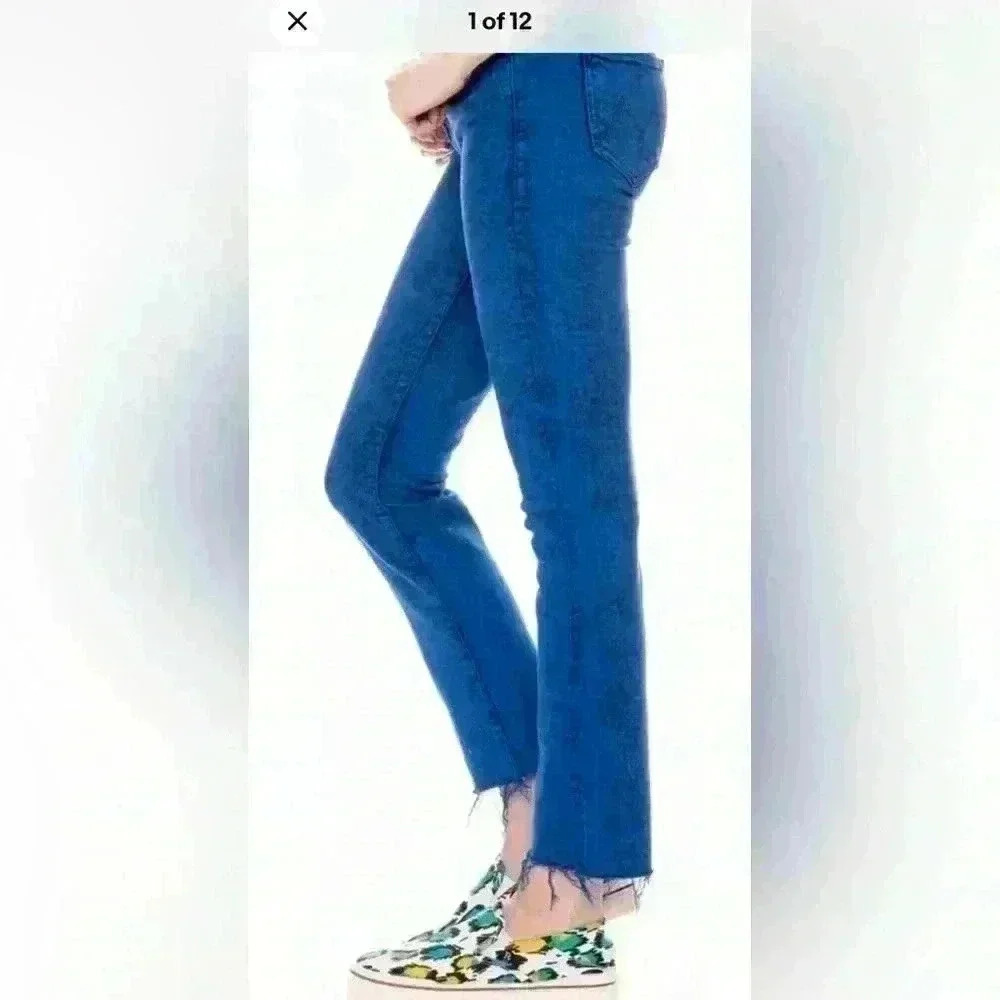 Mother The Rascal Ankle Fray Love on the rocks Size 25